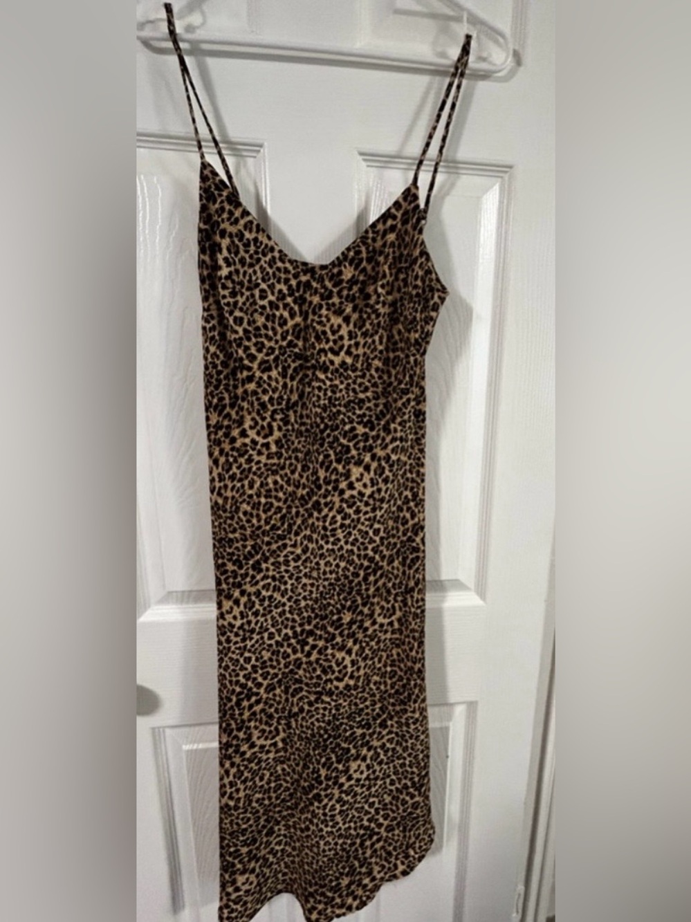 Sexy Audrey 3+1 Leopard Print Slip Tank Dress Size: S